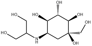 5-(1,3-Dihydroxypropan-2-ylamino)-1-(hydroxymethyl)cyclohexane-1,2,3,4-tetrol(83480-29-9)